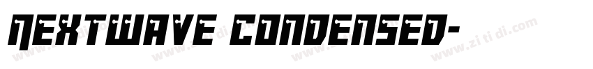 Nextwave Condensed字体转换